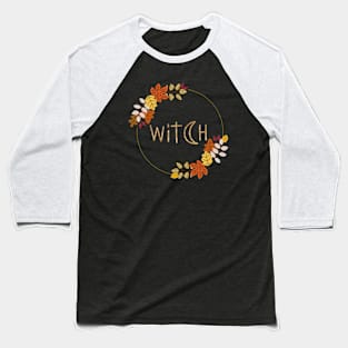 Witch Halloween Baseball T-Shirt